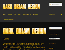 Tablet Screenshot of darkdreamdesign.com